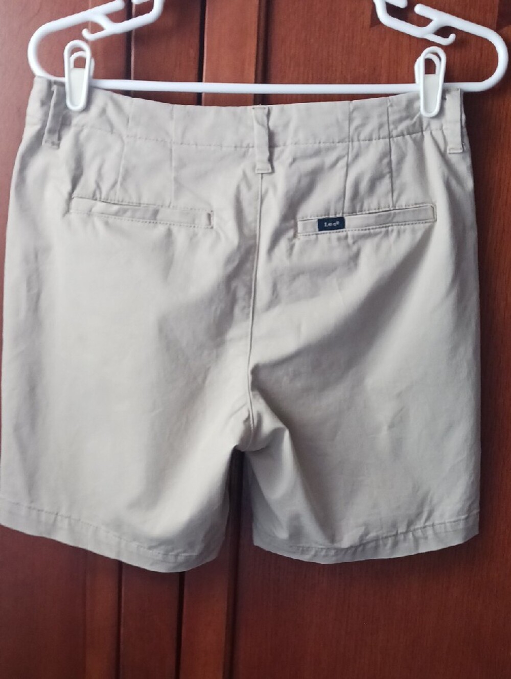 Lee Women's Flat Front Tan Shorts - Picture 8 of 16
